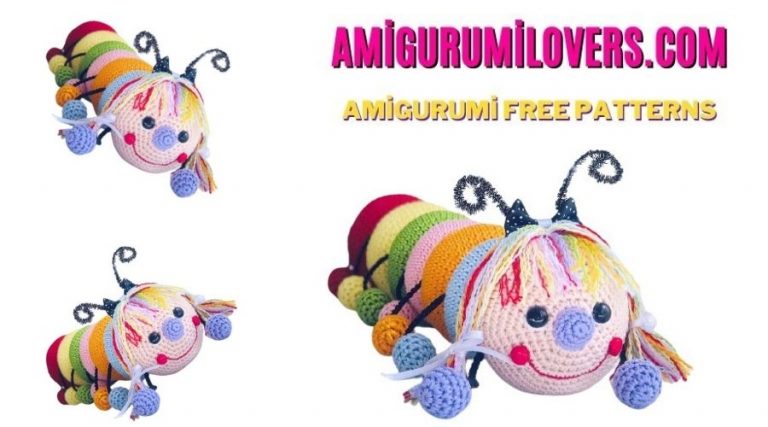 Free Rainbow Caterpillar Amigurumi Pattern | Create a Cute and Colorful Toy
