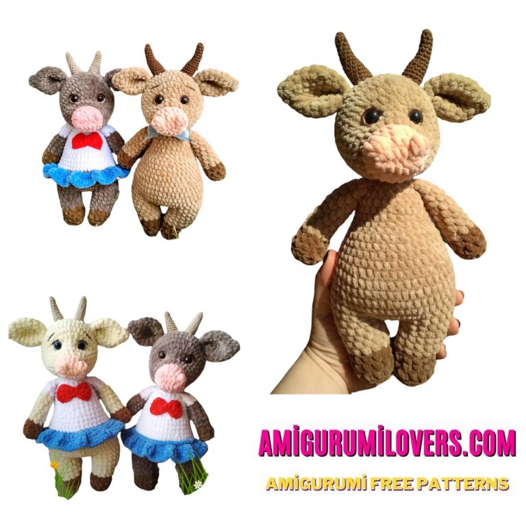 Free Cute Cow Amigurumi Pattern | Craft Your Adorable Crochet Cow Friend