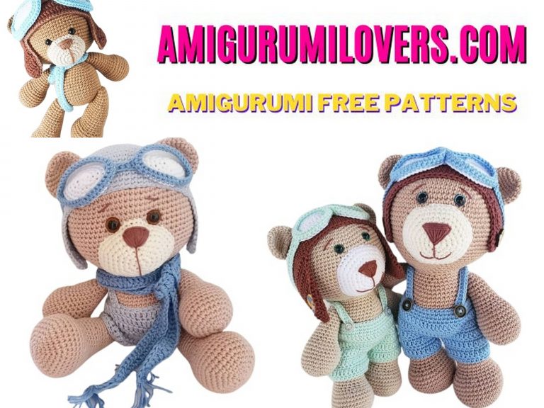 Take Flight with the Amigurumi Flyer Bear Free Crochet Pattern