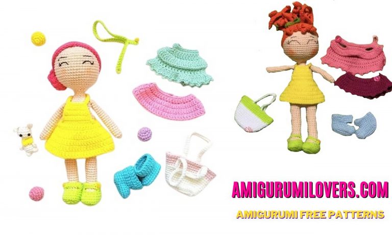 Amigurumi Style Doll Free Crochet Pattern