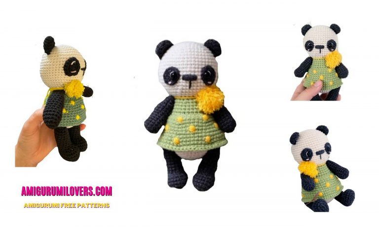 Amigurumi Little Panda Free Crochet Pattern