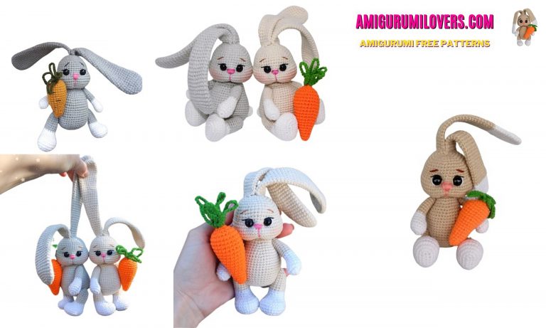 Cute Bunny Amigurumi Free Pattern